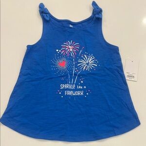SO Blue Kids Sparkle Tank Top